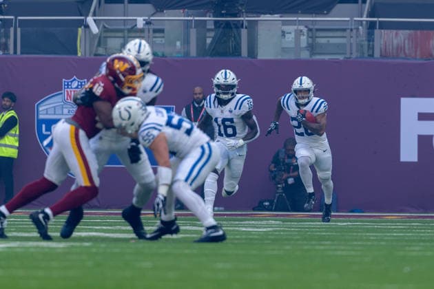 Indianapolis Colts vs Washington Commanders, American Football, NFL, American Football Herren, USA Week 4, 2026, 04.10.2026 Tottenham Tottenham Hotspur Stadium Vereinigtes Königreich Copyright: xPFA ThomasxMummertx