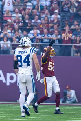 Indianapolis Colts vs Washington Commanders, American Football, NFL, American Football Herren, USA Week 4, 2026, 04.10.2026 Tottenham Tottenham Hotspur Stadium Vereinigtes Königreich Copyright: xPFA ThomasxMummertx