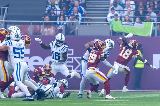 Indianapolis Colts vs Washington Commanders, American Football, NFL, American Football Herren, USA Week 4, 2026, 04.10.2026 Tottenham Tottenham Hotspur Stadium Vereinigtes Königreich Copyright: xPFA ThomasxMummertx
