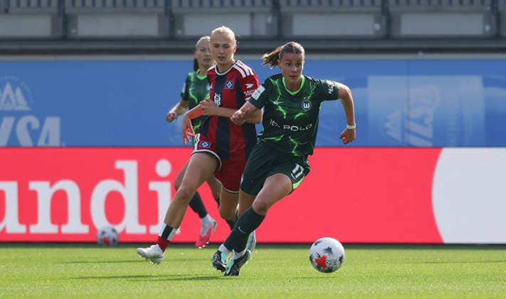 VfL vs. HSV, Women s Bundesliga, Wolfsburg, October 4, 2026, Soccer, Women, Google Pixel Bundesliga, 2026–2027 Season, VfL Wolfsburg vs. Hamburger SV, Katharina Piljic, VfL Wolfsburg, AOK Stadium, Lower Saxony, Germany