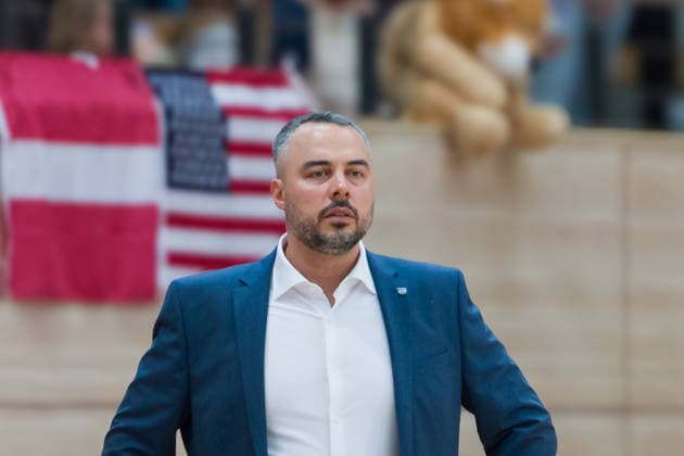 Timur Topal, Head Coach of the Lions, Halfit Lions vs. TK Hannover Luchse, Women s Basketball, 1st Bundesliga, DBBL, Matchday 1 of the 2026–27 season, April 10, 2026, SWH Arena, Saxony-Anhalt, Germany