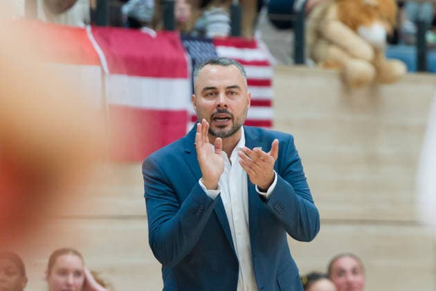 Timur Topal, Head Coach of the Lions, Lions vs. TK Hannover Luchse, Women s Basketball, 1st Bundesliga, DBBL, Matchday 1 of the 2026–27 season, April 10, 2026, SWH Arena, Saxony-Anhalt, Germany