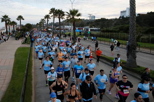Vina del Mar, 4 de octubre 2026 Miles de corredores participan de los recorridos por el borde costero de la ciudad en las distancias 10k, 21k y 42k en la Maraton de Vina del Mar Sebastian Cisternas Photosport Maraton de Vina del Mar 2026