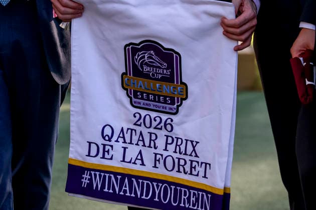 October 4, 2026, Paris, USA: True Love (8) ridden by Ryan Moore wins the Qatar Prix De La Foret (Group 1) during Qatar Prix de lâ€⠢Arc de Triomphe Day at Longchamp Racecourse in Paris, France on October 4, 2026. Eclipse Sportswire CSM Paris USA - ZUMAcs17 20261004_faf_cs17_131 Copyright: xSandraxScherningx
