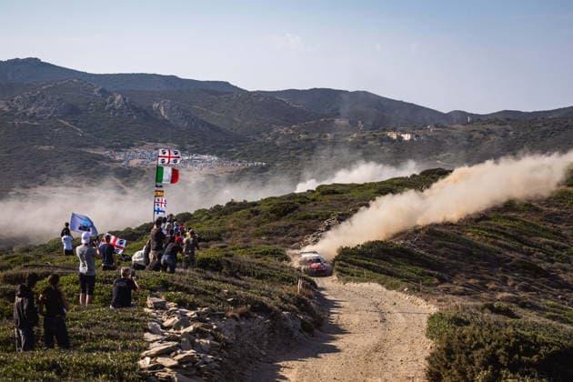 AUTO - WRC, Motorsport Rallye, WM - RALLY ITALIA SARDEGNA 2026 18 Takamoto KATSUTA, Aaron JOHNSTON, TOYOTA GR Yaris Rally1, action during the 2026 Rally Italia Sardegna, 13th round of the 2026 WRC World Rally Car Championship, from October 1 to 4, 2026 at Alghero, Italy - AlgheroItaly  Copyright: xNikosxKatikisx