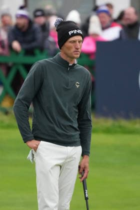 RECORD DATE NOT STATED 4th October 2026; Old Course at St Andrews, Mount Melville, Scotland; DP World Tour Golf, Alfred Dunhill Links Championship, Final Day; Adrian Meronk on the 18th hole AlecxBrown