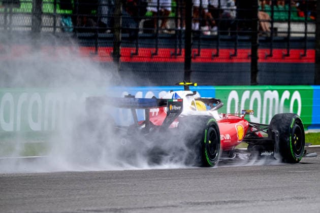 SEPANG, MALAYSIA: Lewis Hamilton, racing for the Ferrari team during the 2026 Formula 1 Bahrain Grand Prix at the Sepang International Circuit in Sepang, Malaysia