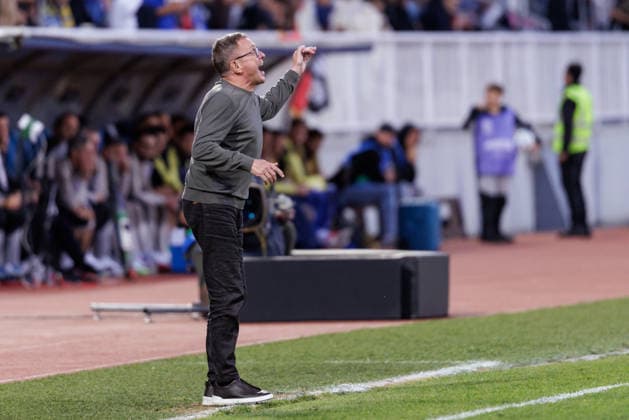 SOCCER - NL, KOS vs AUT PRISTINA,KOSOVO,04.OCT.26 - SOCCER - UEFA Nations League, OEFB international match, Länderspiel, Nationalmannschaft Kosovo vs Austria. Image shows head coach Ralf Rangnick (AUT).  GEPAxpictures xArminxRauthner