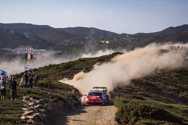 AUTO - WRC, Motorsport Rallye, WM - RALLY ITALIA SARDEGNA 2026 18 Takamoto KATSUTA, Aaron JOHNSTON, TOYOTA GR Yaris Rally1, action during the 2026 Rally Italia Sardegna, 13th round of the 2026 WRC World Rally Car Championship, from October 1 to 4, 2026 at Alghero, Italy - AlgheroItaly  Copyright: xNikosxKatikisx