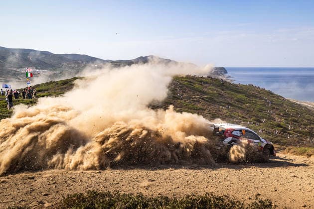 AUTO - WRC, Motorsport Rallye, WM - RALLY ITALIA SARDEGNA 2026 99 Oliver SOLBERG, Elliott EDMONDSON, TOYOTA GR Yaris Rally1, action during the 2026 Rally Italia Sardegna, 13th round of the 2026 WRC World Rally Car Championship, from October 1 to 4, 2026 at Alghero, Italy - AlgheroItaly  Copyright: xNikosxKatikisx