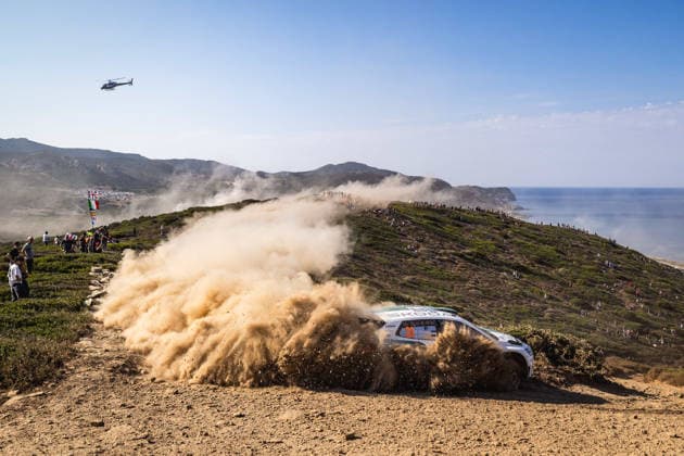 AUTO - WRC, Motorsport Rallye, WM - RALLY ITALIA SARDEGNA 2026 20 Robert VIRVES, Jakko VIILO, SKODA Fabia RS, action during the 2026 Rally Italia Sardegna, 13th round of the 2026 WRC World Rally Car Championship, from October 1 to 4, 2026 at Alghero, Italy - AlgheroItaly  Copyright: xNikosxKatikisx
