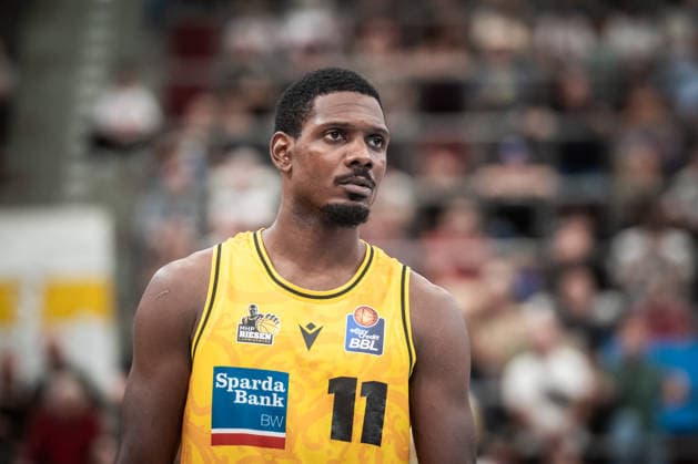 Darius Perry, MHP Riesen Ludwigsburg, 11 GER, MHP Riesen Ludwigsburg vs. VET CONCEPT Gladiators Trier, Basketball Bundesliga, easycredit BBL, Matchday 4, 2026–2027 Season, October 4, 2026 GER, MHP Riesen Ludwigsburg vs. VET CONCEPT Gladiators Trier, Basketball Bundesliga, easycredit BBL, Matchday 4, 2026–2027 season, October 4, 2026 Ludwigsburg Copyright: xSandyxDinkelackerx EP_SDR