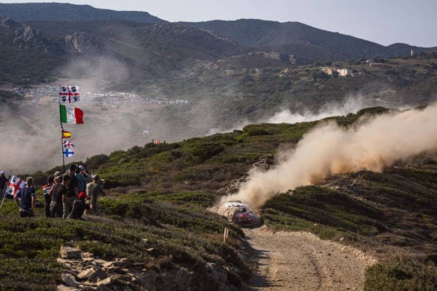 AUTO - WRC, Motorsport Rallye, WM - RALLY ITALIA SARDEGNA 2026 01 SÃ bastien OGIER, Vincent LANDAIS, TOYOTA GR Yaris Rally1, action during the 2026 Rally Italia Sardegna, 13th round of the 2026 WRC World Rally Car Championship, from October 1 to 4, 2026 at Alghero, Italy - AlgheroItaly  Copyright: xNikosxKatikisx