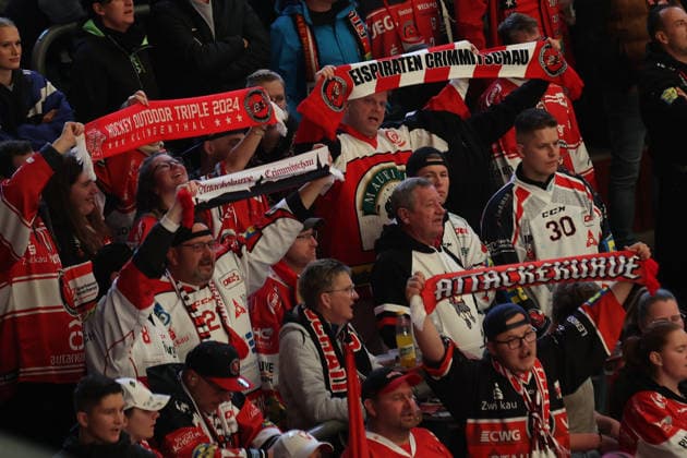 Sahnpark Crimmitschau, October 4, 2026; 2026–27 Season; Ice Hockey; 2nd Bundesliga; Regular Season; Game 6; Saxony Ice Arena; Saxony Derby; Eispiraten; Lausitzer Füchse; EPC Fans; Crimmitschau; Saxony; Germany