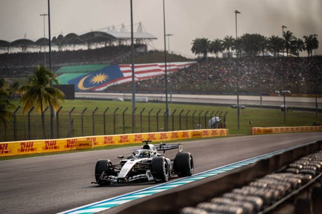 F1 - BAHRAIN GRAND PRIX IN MALAYSIA 2026 11 PEREZ Sergio (mex), Cadillac F1 Team MAC-26, action during the 2026 Formula 1 Bahrain Grand Prix in Malaysia, 16th round of the 2026 Formula One World Championship, WM, Weltmeisterschaft from October 2 to 4, 2026 on the Sepang International Circuit, in Sepang, Malaysia - SepangMalaysia  Copyright: xALBERTOxVIMERCATIx