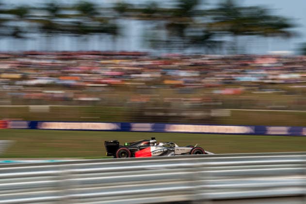 F1 - BAHRAIN GRAND PRIX IN MALAYSIA 2026 27 HULKENBERG Nico (ger), Audi F1 Team , action during the 2026 Formula 1 Bahrain Grand Prix in Malaysia, 16th round of the 2026 Formula One World Championship, WM, Weltmeisterschaft from October 2 to 4, 2026 on the Sepang International Circuit, in Sepang, Malaysia - SepangMalaysia Copyright: xALBERTOxVIMERCATIx