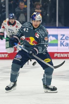 Yasin Ehlitz 42, EHC Red Bull Munich; EHC Red Bull Munich vs. Augsburger Panther, Matchday 6, Ice Hockey, Penny DEL, October 3, 2026, Munich, Bavaria, Germany Copyright: xkolbert-press ChristianxKolbertx