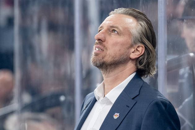 Max Kaltenhauser, Assistant Coach, EHC Red Bull Munich, Portrait, GER, EHC Red Bull Munich vs. Augsburger Panther, DEL, 2026–2027 Season, Matchday 6, October 4, 2026, Photo: HMB Media, Heike Feiner Copyright: HMBxMedia HeikexFeiner