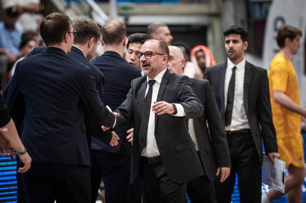 Carles Duran Ortega, MHP Riesen Ludwigsburg, Head Coach (GER), MHP Riesen Ludwigsburg vs. VET CONCEPT Gladiators Trier, Basketball Bundesliga, easycredit BBL, Matchday 4, 2026–2027 Season, October 4, 2026 GER, MHP Riesen Ludwigsburg vs. VET CONCEPT Gladiators Trier, Basketball Bundesliga, easycredit BBL, Matchday 4, 2026–2027 Season, October 4, 2026 Ludwigsburg Copyright: xSandyxDinkelackerx EP_SDR
