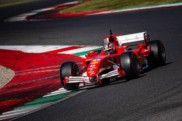 IPA89306520 - ANTONIO GIOVINAZZI Ferrari F2005 – 2005 Historic Italian Grand Prix, Mugello (FI), October 2–4, 2026.  Copyright: xFedericoxBasile IPAxSportx xx IPA89306520