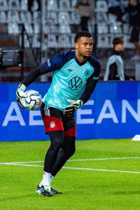 Nations League, Group A, Matchday 4, Greece vs. Germany at Toumba Stadium in Thessaloniki Finn Dahmen Germany Copyright: xBahhoxKarax