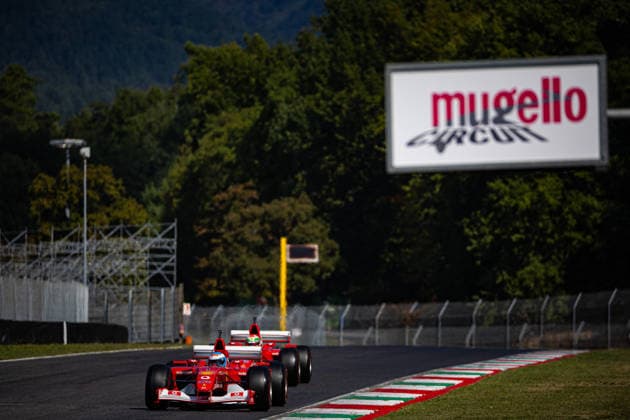IPA89306639 - MIKA SALO Ferrari F399 – 1999 Historic Italian Grand Prix, Mugello (FI), October 2–4, 2026.  Copyright: xFedericoxBasile IPAxSportx xx IPA89306639