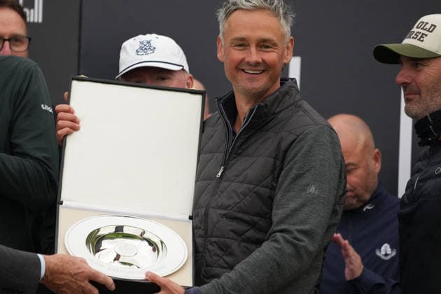 RECORD DATE NOT STATED 4th October 2026; Old Course at St Andrews, St Andrews, Scotland; DP World Tour Golf, Alfred Dunhill Links Championship, Final Day; Tom Chaplin is announced as winner of the team event AlecxBrown