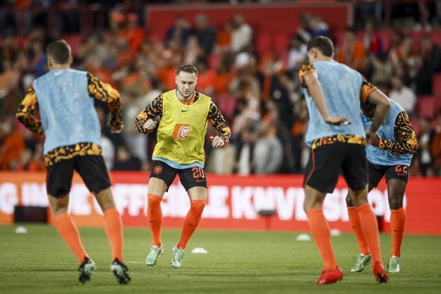 EINDHOVEN - Teun Koopmeiners of the Netherlands ahead of the UEFA Nations League match between the Netherlands and Serbia at the Philips Stadium on October 4, 2026 in Eindhoven, the Netherlands. KOEN VAN WEEL ANP xVIxANPxSportx xxANPxIVx 571513790 originalFilename: 571513790
