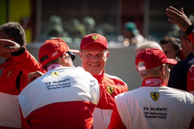 IPA89306674 - MIKA SALO Ferrari F399 – 1999 Historic Italian Grand Prix, Mugello (FI), October 2–4, 2026.  Copyright: xFedericoxBasile IPAxSportx xx IPA89306674