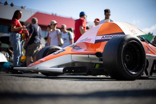IPA89306978 - Grid of the Masters Racing Legends class cars during the Historic Italian Grand Prix at Mugello (FI), October 2–4, 2026.  Copyright: xFedericoxBasile IPAxSportx xx IPA89306978