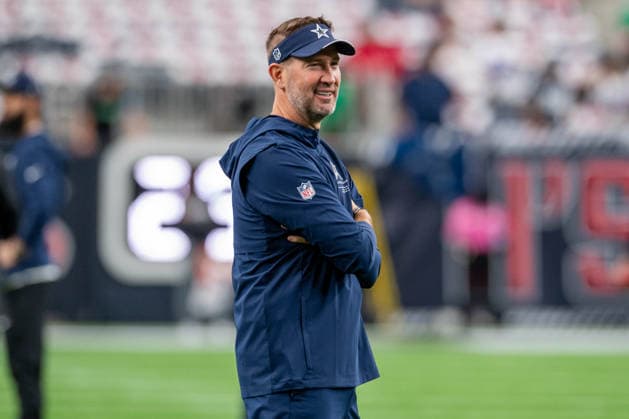 October 4, 2026: Dallas Cowboys head coach Brian Schottenheimer prior to a game between the Dallas Cowboys and the Houston Texans in Houston, TX. .. CSM NFL, American Football Herren, USA 2026: Cowboys Vs Texans OCT 04 - ZUMAc04_ 20261004_zma_c04_043 Copyright: xTraskxSmithx