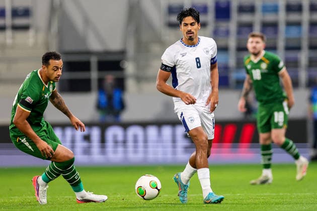 UEFA Nations League Group Stage, TSC Arena, BaÄka Topola, Serbia 4 10 2026 Republic of Ireland vs Israel Israel s Dor Peretz Dor Peretz 4 10 2026  Copyright: xx RB1_9432
