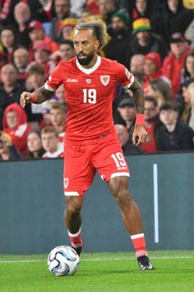 Football - 2026 2027 UEFA Nations League - League A, Group Four: Wales vs. Denmark - Cardiff City Stadium - Sunday 4th October 2026 Sorba Thomas WALES colorsport winston bynorth 