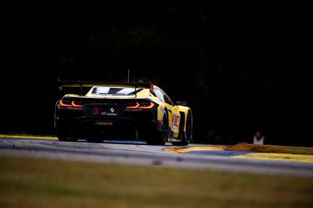 AUTO - IMSA - PETIT LE MANS 2026 03 GARCIA Antonio (esp), KIRCHHOFER Marvin (ger), SIMS Alexander (gbr), Corvette Racing by Pratt Miller Motorsports, Chevrolet Corvette Z06 GT3.R, action during the 2026 Motul Petit Le Mans, 11th round of the 2026 IMSA WeatherTech SportsCar Championship, from October 1 to 3, 2026 on the Michelin Raceway Road Atlanta in Braselton, Georgia, United States of America - BraseltonUnited States  Copyright: xFabrizioxBoldonix