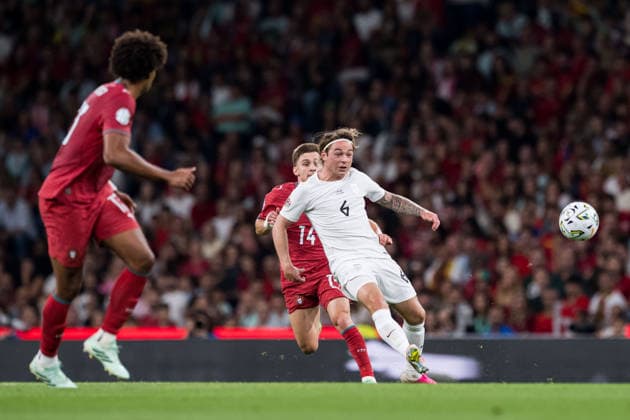 October 4, 2026: Patrick Berg of Norway during the Nations League soccer match between Portugal and Norway on October 4, 2026 in Porto Photo: Vegard Grott BILDBYRAN code VG VG1020 bbeng soccer football fotball Nations League international match Norway Portugal bbeng soccer football fotball Nations League international match Norway Portugal  Copyright: VEGARDxGRoTT BB261004VG065