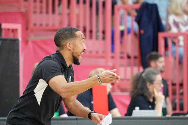 Tim Black, Nuremberg Falcons, Head Coach, GER, Tigers Tübingen vs. Nuremberg Falcons, Basketball, ProA, Matchday 3, 2026–2027 Season, October 4, 2026, GER, Tigers Tübingen vs. Nuremberg Falcons, Basketball, ProA, Matchday 3, 2026–2027 Season, October 4, 2026, Tigers Tübingen Copyright: xEibner-Pressefoto KirstenxJaegerx