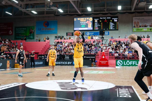 , GER, Tigers Tübingen vs. Nuremberg Falcons, Basketball, ProA, Matchday 3, 2026–2027 Season, October 4, 2026, GER, Tigers Tübingen vs. Nuremberg Falcons, Basketball, ProA, Matchday 3, 2026–2027 Season, October 4, 2026, Tigers Tübingen Copyright: xEibner-Pressefoto KirstenxJaegerx