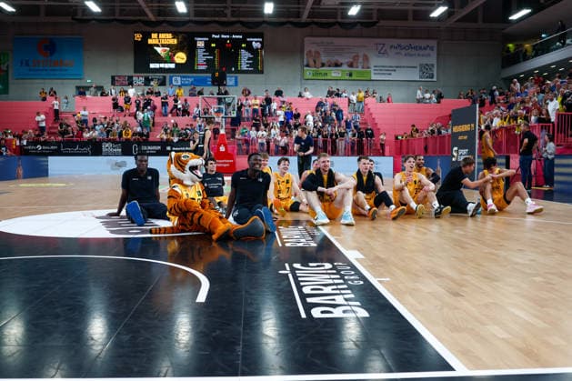 Tigers Cheered On by Fans, GER, Tigers Tübingen vs. Nuremberg Falcons, Basketball, ProA, Matchday 3, 2026–2027 Season, October 4, 2026, GER, Tigers Tübingen vs. Nuremberg Falcons, Basketball, ProA, Matchday 3, 2026–2027 season, October 4, 2026, Tigers Tübingen Copyright: xEibner-Pressefoto KirstenxJaegerx