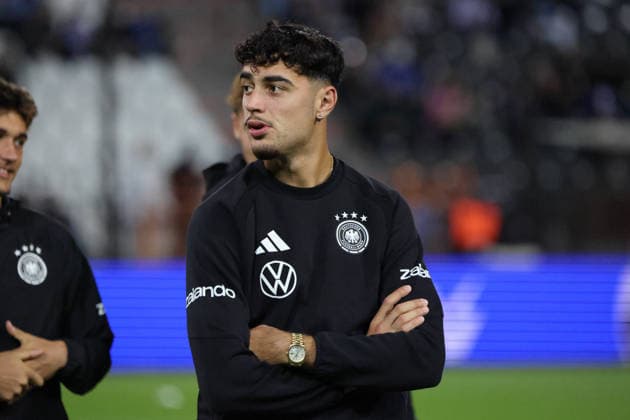 October 4, 2026, Soccer, Men s, 2027 UEFA Nations League, Greece vs. Germany, Aleksandar Pavlovic, Germany, Thessaloniki, Toumba Stadium, Thessaloniki, Greece, GRE Copyright: xSebastianxBachx