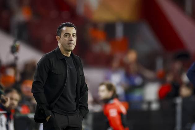 EINDHOVEN - Netherlands coach Xavi Hernandez during the UEFA Nations League match between the Netherlands and Serbia at the Philips Stadium on October 4, 2026 in Eindhoven, the Netherlands. KOEN VAN WEEL ANP xVIxANPxSportx xxANPxIVx 571522060 originalFilename: 571522060