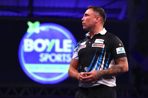 2026 BOYLE Sports World Grand Prix Wales Gerwyn Price during the 2026 Boyle Sports World Grand Prix Final at Mattioli Arena, Leicester, United Kingdom on 4 October 2026 Credit: Ryan Crockett Every Second Media Editorial use only. All images are copyright Every Second Media Limited. No images may be reproduced without prior permission. Copyright: xIMAGO EveryxSecondxMediax ESM-2198-0014 RyanxCrockettx xEveryxSecondxMediax