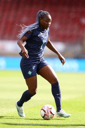 Tottenham Hotspur gegen London City Lionesses, 4. Oktober 2026, London Women’s Super League – Tottenham Hotspur gegen London City Lionesses – Kadidiatou Diani von den London City Lionesses – Foto: Jacques Feeney – Abseits – London, Großbritannien  Copyright: xJacquesxFeeneyx xOffsidexOffside