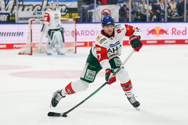 Kyle Wood, 37, Augsburg Panthers; EHC Red Bull Munich vs. Augsburg Panthers, Matchday 6, Ice Hockey, Penny DEL, October 3, 2026, Munich, Bavaria, Germany Copyright: xkolbert-press ChristianxKolbertx