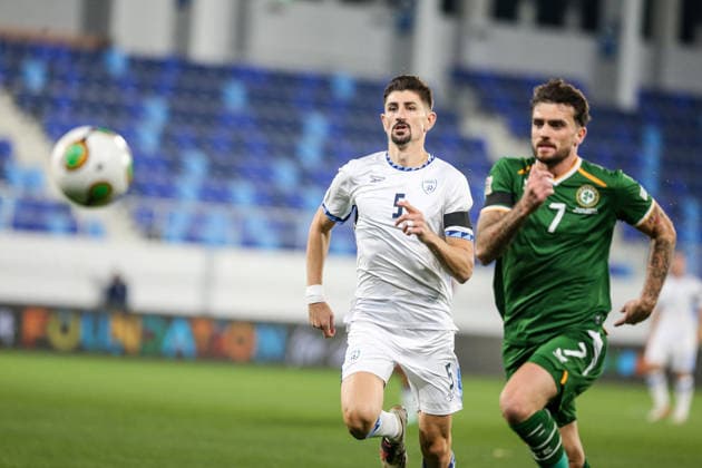 Ireland v Israel - UEFA Nations League BAKA TOPOLA, SERBIA - OCTOBER 04: Players compete during the UEFA Nations League B match between the Republic of Ireland and Israel at TSC Arena in Baka Topola, Serbia, on October 04, 2026. Filip Stevanovic Anadolu Baka Topola Serbia. Editorial use only. Please get in touch for any other usage.  Copyright: x2026xAnadoluxFilipxStevanovicx
