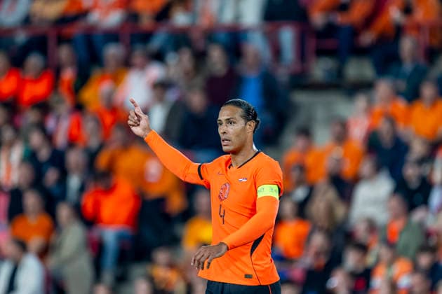 EINDHOVEN, Netherlands: Defender Virgil van Dijk during the UEFA Nations League match between the Netherlands and Serbia at Philips Stadion on October 4, 2026, in Eindhoven, Netherlands. Photo by DeFodi Images