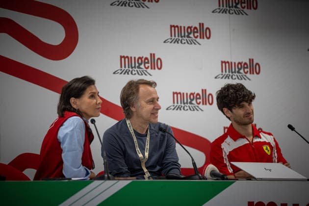 MOTORSPORTS - Classic Cars - ITALIAN HISTORIC GRAND PRIX Photo by IPA ABACAPRESS.COM89306365 - LUCA BADOER & ANTONIO GIOVINAZZI Historic Italian Grand Prix, Mugello (FI), October 2–4, 2026. Barberino del Mugello Italy  Copyright: xIPAxSport ABACAx