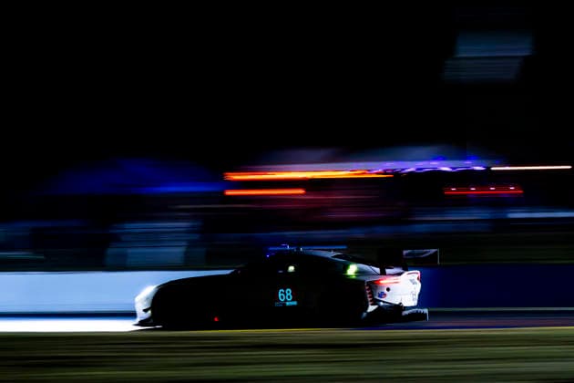 AUTO - IMSA - PETIT LE MANS 2026 68 HASSE CLOT Valentin (fra), SORENSEN Marco (dnk), DRUDI Mattia (ita), Car Blanche, Aston Martin Vantage GT3 Evo, action during the 2026 Motul Petit Le Mans, 11th round of the 2026 IMSA WeatherTech SportsCar Championship, from October 1 to 3, 2026 on the Michelin Raceway Road Atlanta in Braselton, Georgia, United States of America - BraseltonUnited States Copyright: xFabrizioxBoldonix