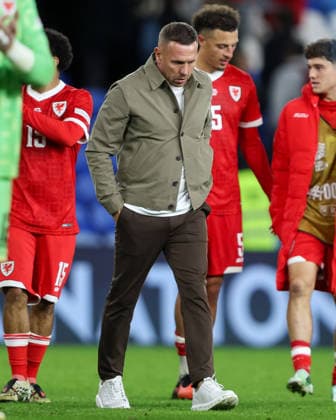 Wales v Denmark UEFA Nations League Craig Bellamy Manager of Wales at full-time during the UEFA Nations League match at the Cardiff City Stadium, Cardiff 04 10 2026 UK Newspapers OUT Copyright: xKaraxThomasx FIL-24028-0056