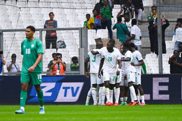 FOOTBALL : Sà nà gal VS Commores - CEPAC Velodrome - 04 10 2026 Joy Senegal - Goal Iliman Ndiaye - Friendly match between Senegal and the Comoros on October 4, 2026 at the CEPAC Velodrome Stadium in Marseille. MarseilleFrance Copyright: xWilliamxCannarellax