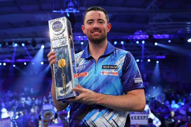 2026 BOYLE Sports World Grand Prix England s Luke Humphries celebrates winning the 2026 Boyle Sports World Grand Prix Final after the 2026 Boyle Sports World Grand Prix Final at Mattioli Arena, Leicester, United Kingdom on 4 October 2026 Credit: Ryan Crockett Every Second Media Editorial use only. All images are copyright Every Second Media Limited. No images may be reproduced without prior permission. Copyright: xIMAGO EveryxSecondxMediax ESM-2198-0064 RyanxCrockettx xEveryxSecondxMediax